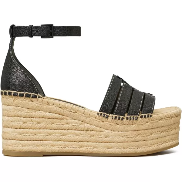 Tory Burch Womens INES Cage Wedge Espadrilles 80mmPerfect Black