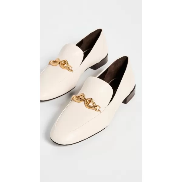 Tory Burch Womens Jessa Classic LoafersLight CreamGold