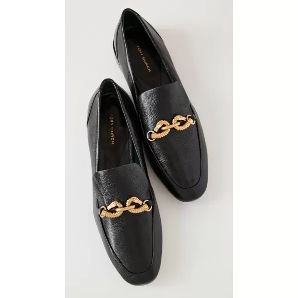 Tory Burch Womens Jessa Classic LoafersPerfect BlackGold