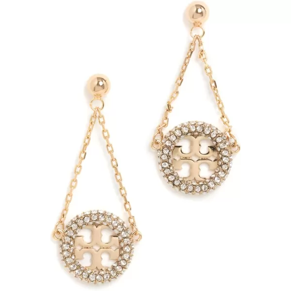 Tory Burch Womens Miller Pave Drop EarringsTory Burch Womens Miller Pave Drop Earrings