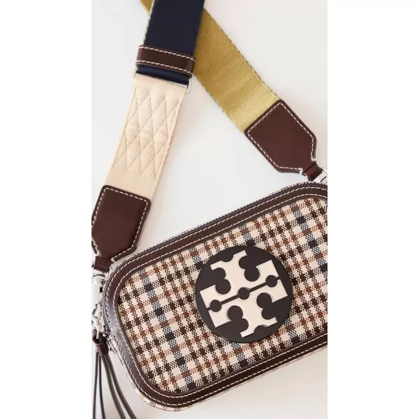 Tory Burch Womens Miller Plaid Mini Crossbody BagMulti