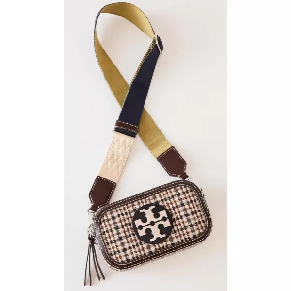 Tory Burch Womens Miller Plaid Mini Crossbody BagMulti