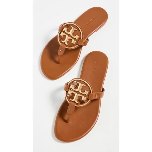 Tory Burch Womens Miller Soft SandalsBourbon MieleGold