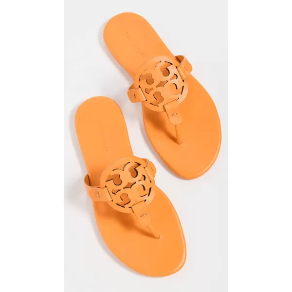 Tory Burch Womens Miller Soft SandalsOrange Citrine