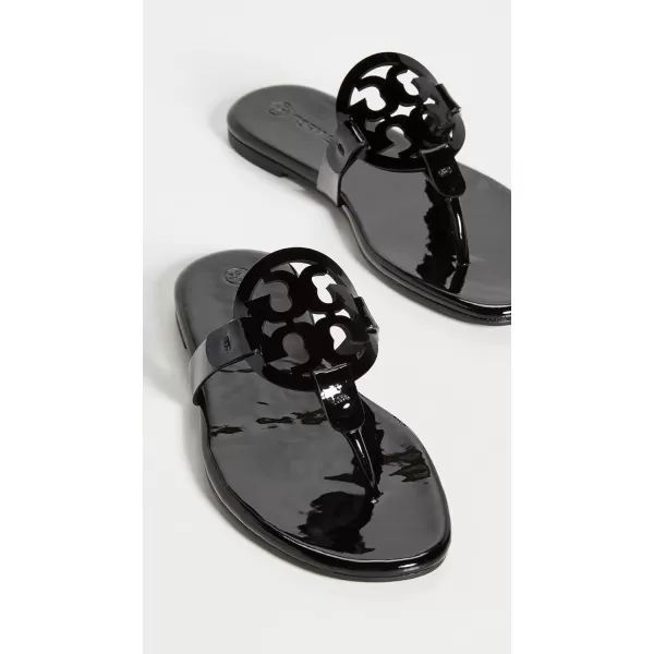 Tory Burch Womens Miller Soft SandalsPerfect Black Patent