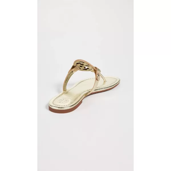 Tory Burch Womens Miller Thong SandalsGoldmetallic