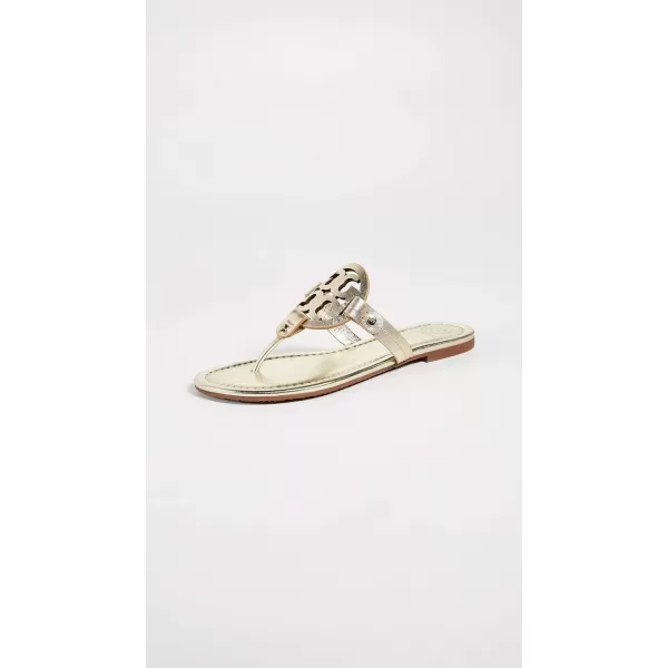 Tory Burch Womens Miller Thong SandalsGoldmetallic