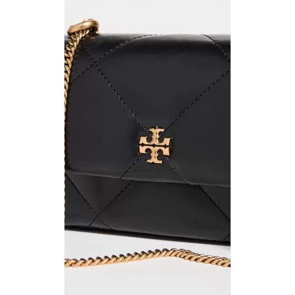 Tory Burch Womens Mini Kira Diamond Flap BagBlack