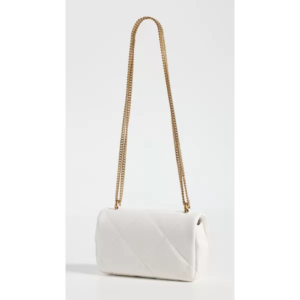 Tory Burch Womens Mini Kira Diamond Flap BagBlanc