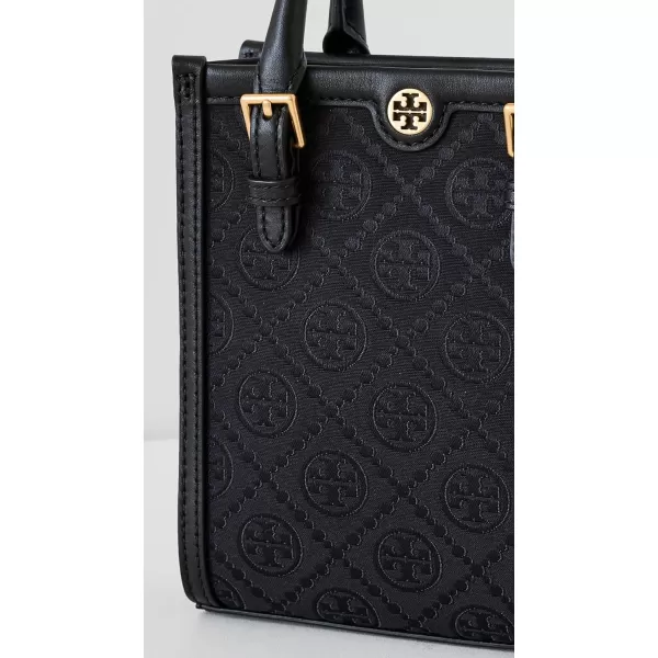 Tory Burch Womens T Monogram Mini ToteBlack