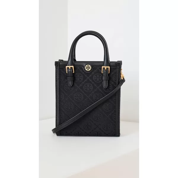 Tory Burch Womens T Monogram Mini ToteBlack