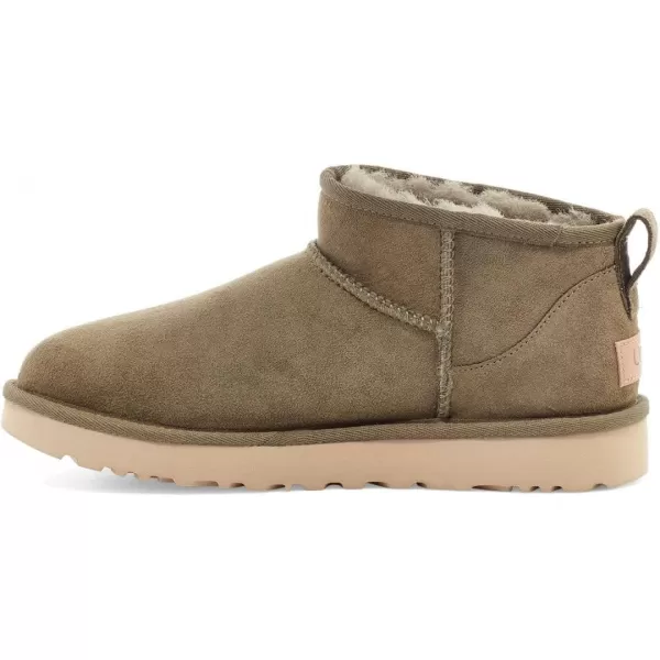 UGG Womens Classic Ultra Mini BootBurnt Olive