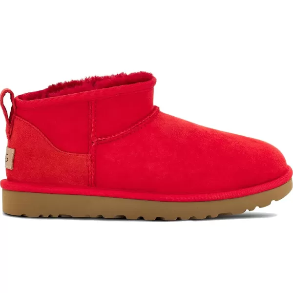 UGG Womens Classic Ultra Mini BootRibbon Red