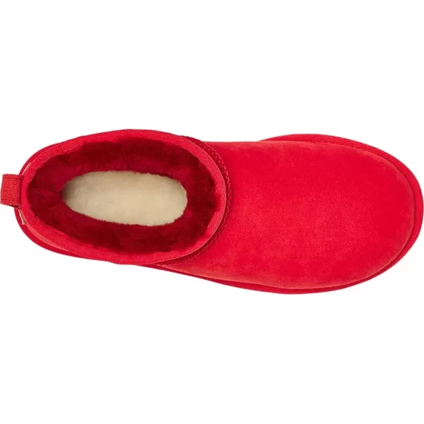 UGG Womens Classic Ultra Mini BootRibbon Red