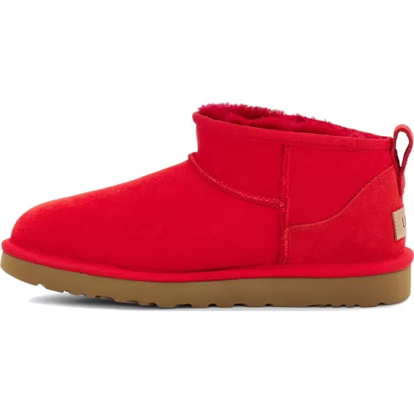 UGG Womens Classic Ultra Mini BootRibbon Red