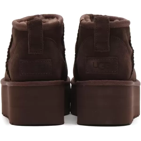 UGG Womens Classic Ultra Mini Platform BootBurnt Cedar