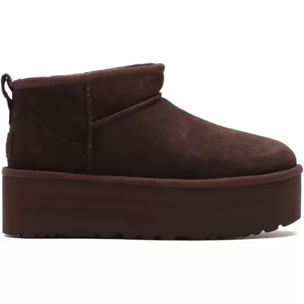 UGG Womens Classic Ultra Mini Platform BootBurnt Cedar