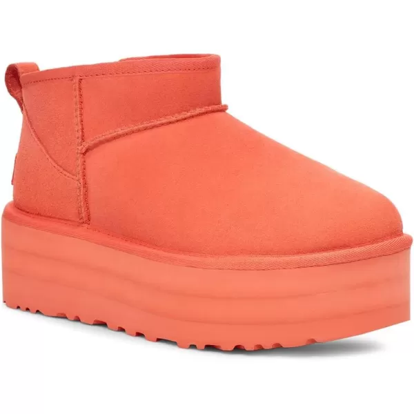 UGG Womens Classic Ultra Mini Platform BootVibrant Coral