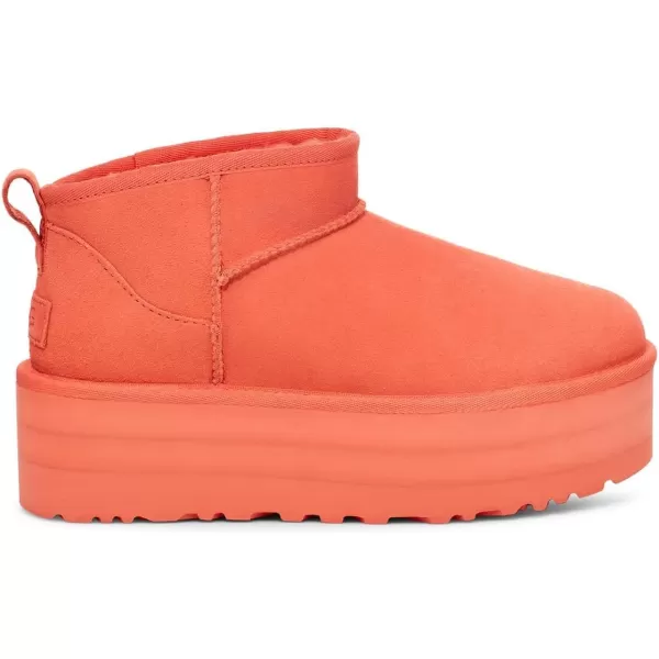 UGG Womens Classic Ultra Mini Platform BootVibrant Coral