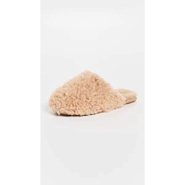 UGG Womens Maxi Curly Slide SlipperSand