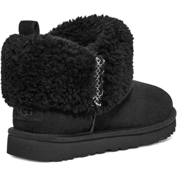 UGG Womens Ultra Mini Braid Fashion BootBlack