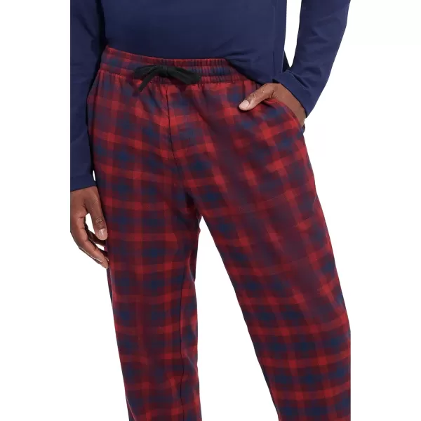 UGG mens Steiner Set Gift BoxNavy  Dark Cherry Check