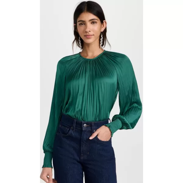 Ulla Johnson Womens Aidy BlouseJadeite