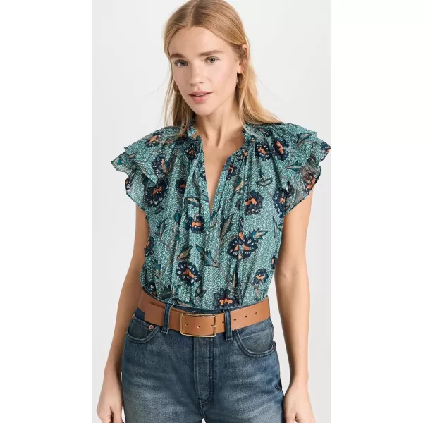 Ulla Johnson Womens Annie TopCornflower