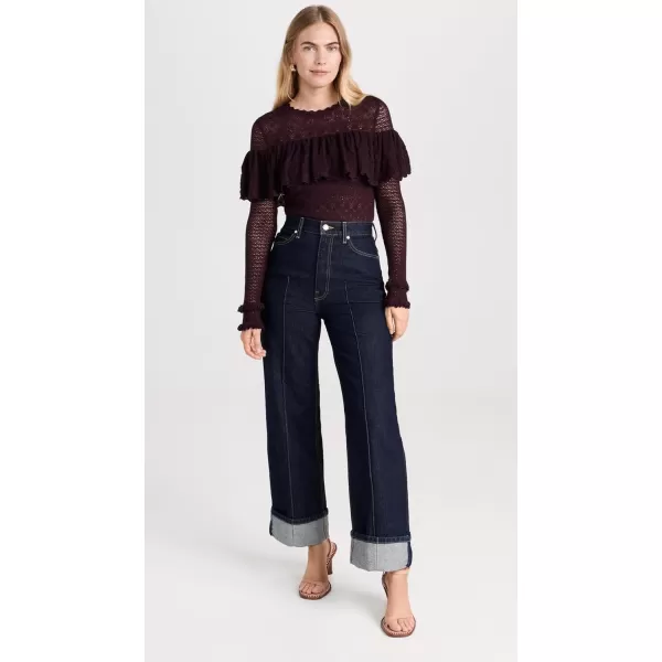 Ulla Johnson Womens Augustina PulloverMahogany