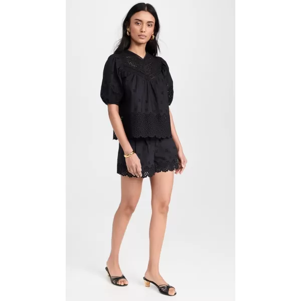 Ulla Johnson Womens Aviana TopNoir