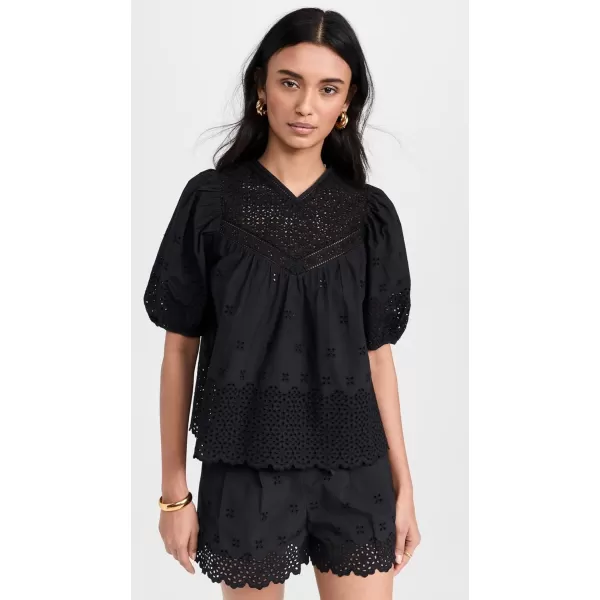 Ulla Johnson Womens Aviana TopNoir