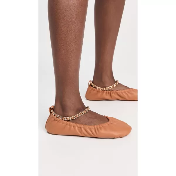 Ulla Johnson Womens Ballet Flats with ChainRustCopper