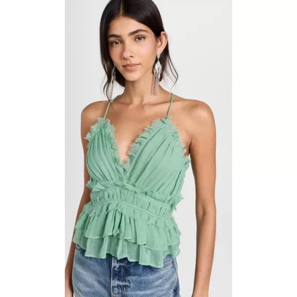 Ulla Johnson Womens Fern TopSea Glass