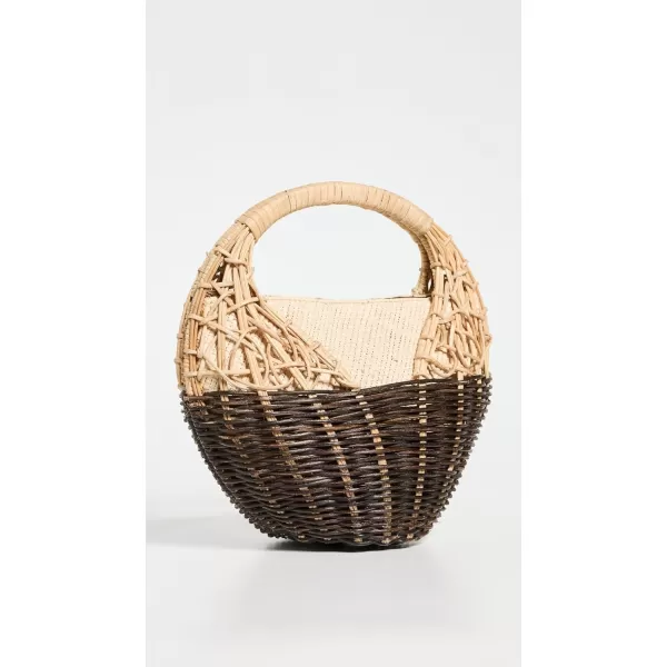 Ulla Johnson Womens Seashell Wicker BagNatural Colorblock