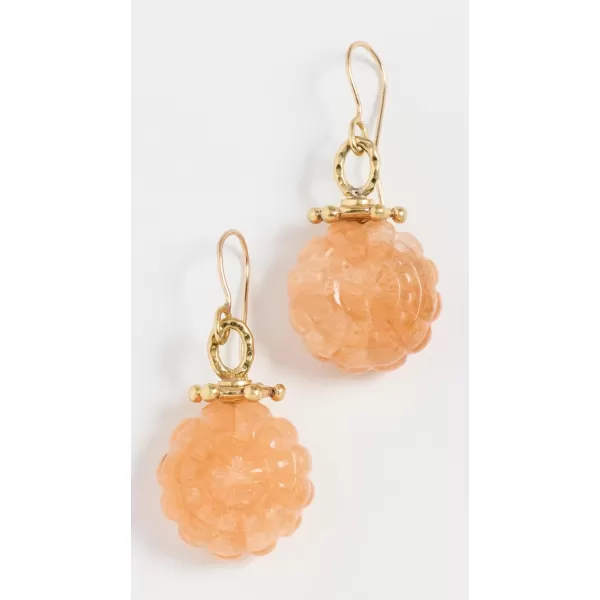 Ulla Johnson Womens Shell Trochus EarringsPink Aventurine