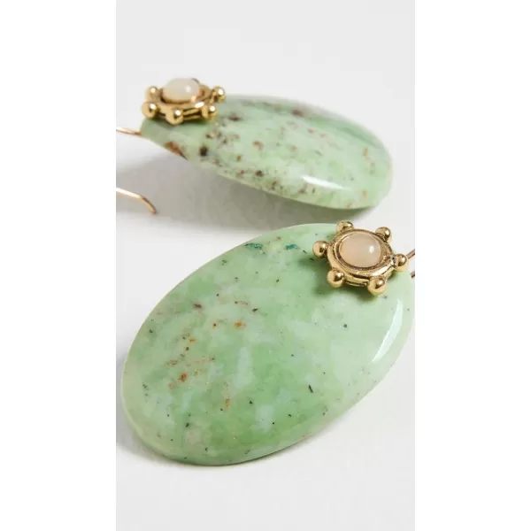 Ulla Johnson Womens Stone Drop Earrings Green Turquoise One SizeUlla Johnson Womens Stone Drop Earrings Green Turquoise One Size