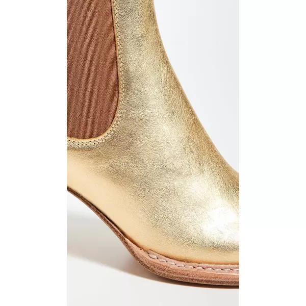 Ulla Johnson Womens Taryn Chelsea BootsGold