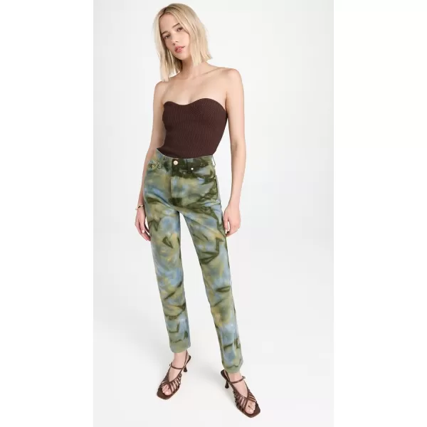 Ulla Johnson Womens The Agnes JeansMalachite Wash