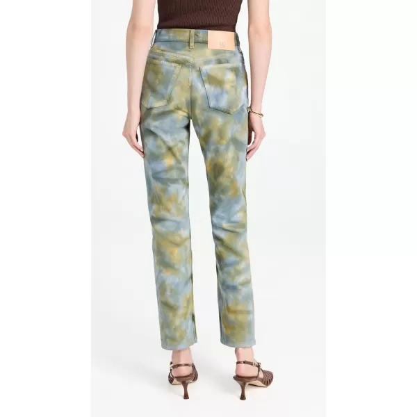 Ulla Johnson Womens The Agnes JeansMalachite Wash