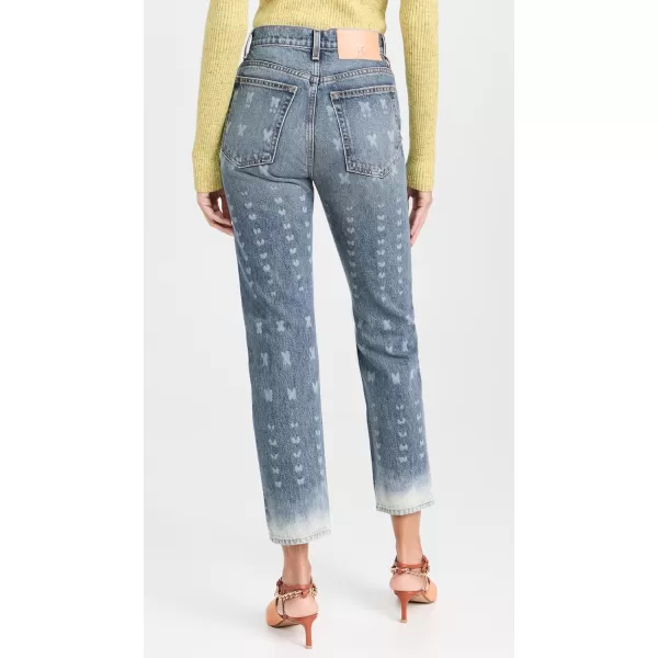 Ulla Johnson Womens The Cropped Agnes JeansEtched Arashi Wash