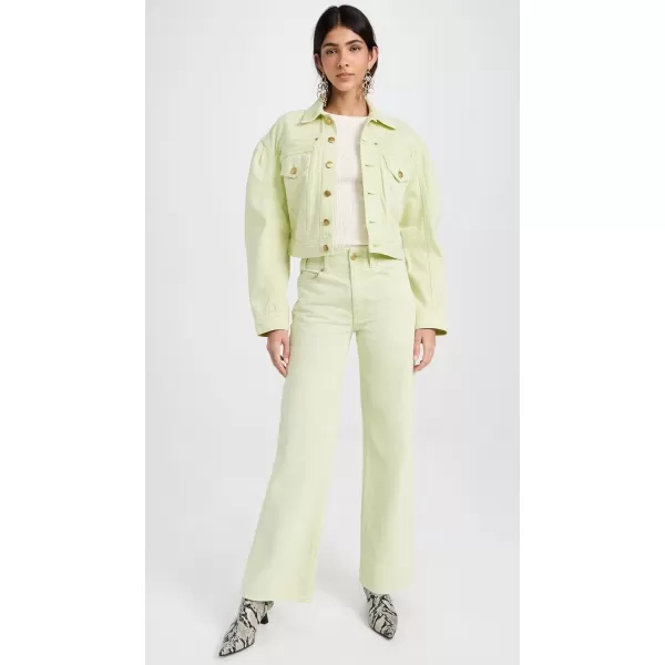 Ulla Johnson Womens The Elodie JeansPistachio Wash