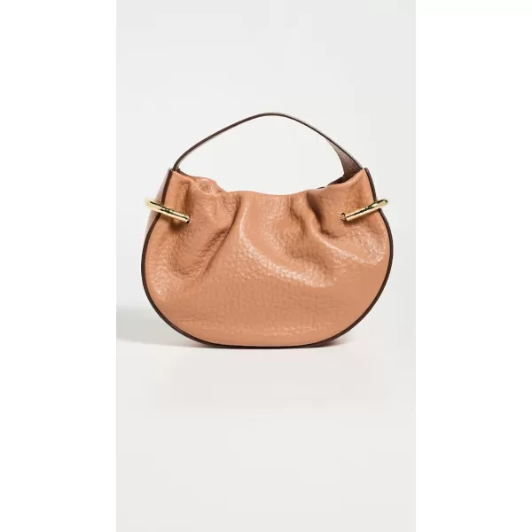 Ulla Johnson Womens Tilda Ruched Mini BagPecan Brown