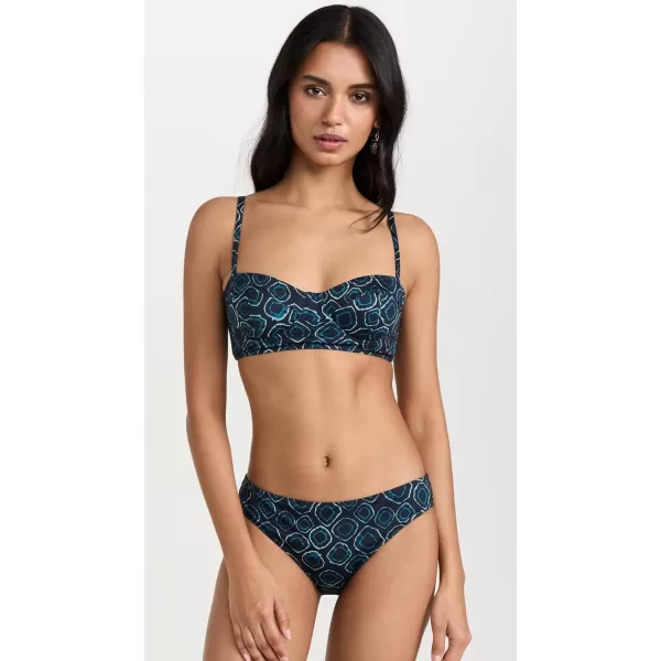 Ulla Johnson Womens Zahara Bikini TopAquamarine