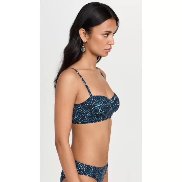 Ulla Johnson Womens Zahara Bikini TopAquamarine