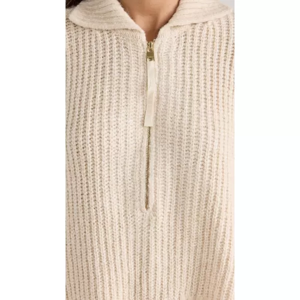 Varley Womens Amelia Half Zip Knit SweaterBirch