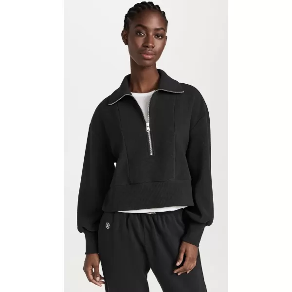 Varley Womens Ramona Half Zip SweatshirtBlack