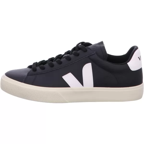 Veja Mens Campo SneakersChrome FreeBlackWhite