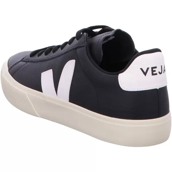 Veja Mens Campo SneakersChrome FreeBlackWhite