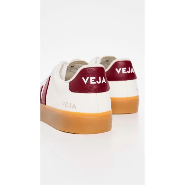 Veja Mens Campo SneakersExtra WhiteMarsalaNatural