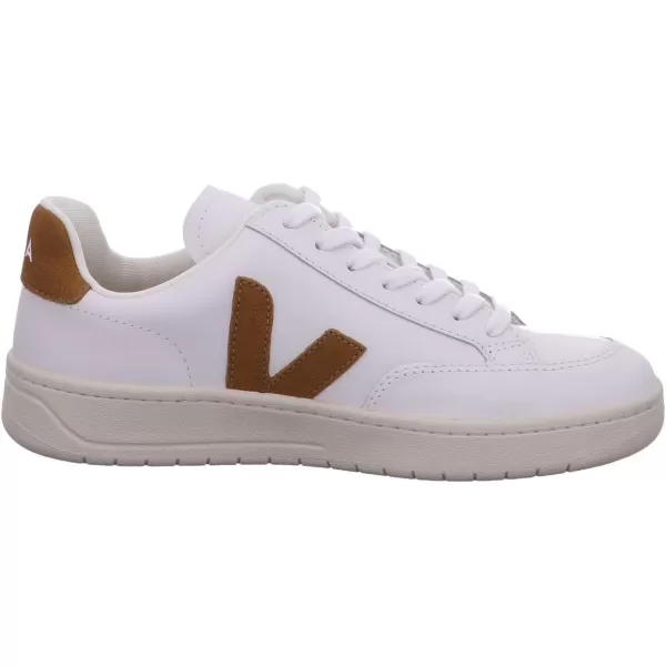 Veja Mens Esplar Leather SneakersExtra WhiteCamel